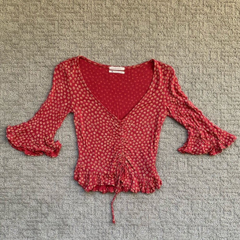 Urban Outfitters cropped floral top.